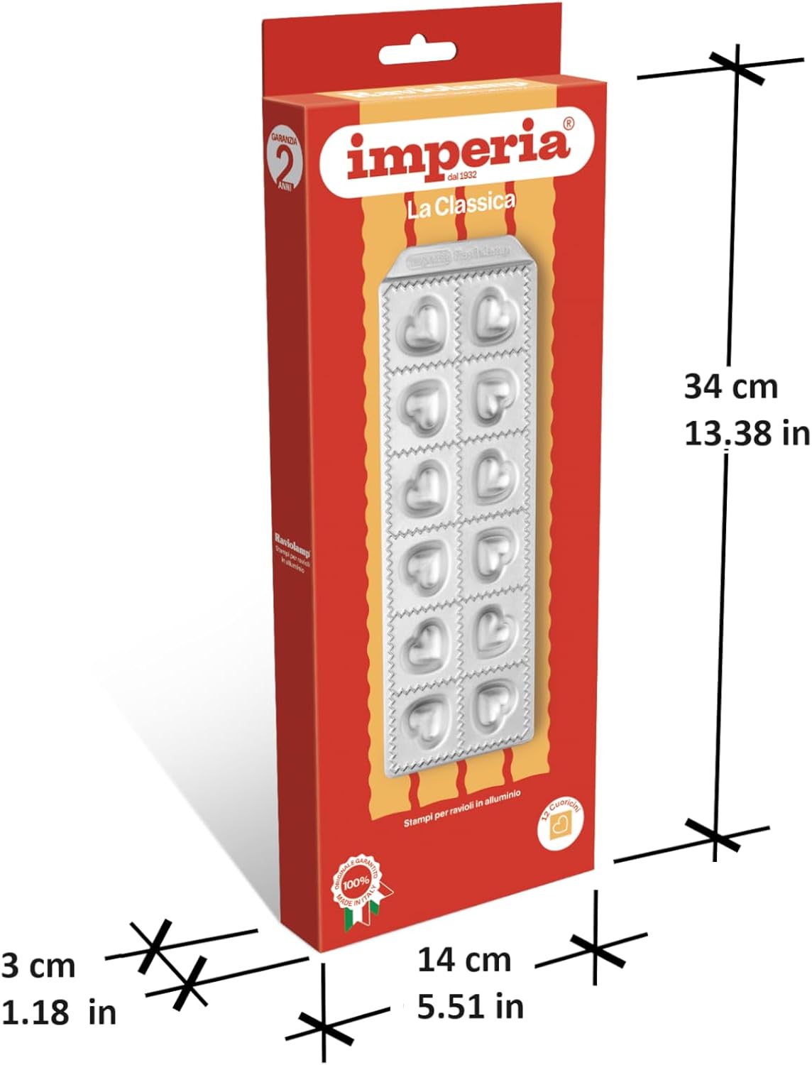 Imperia Raviolamp 12 Cuoricini