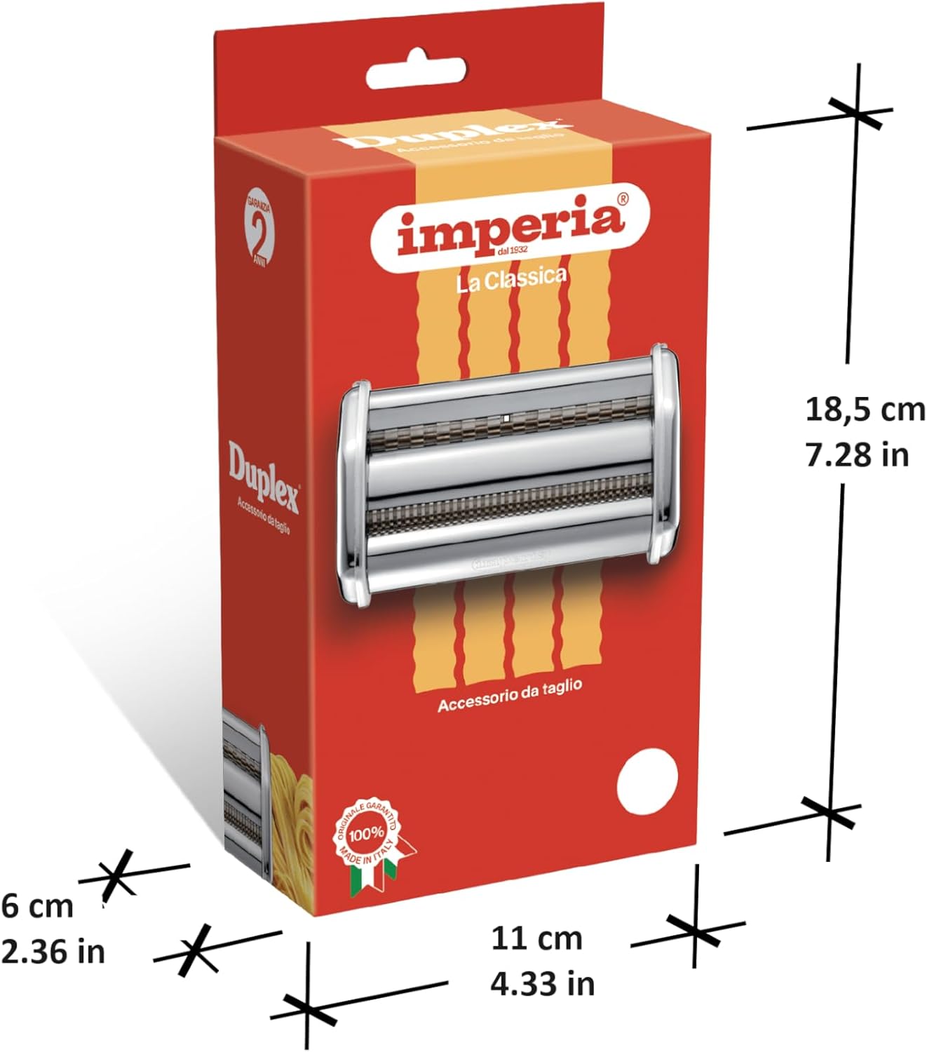 Imperia Duplex Lasagnette / Spaghetti 2/12 mm