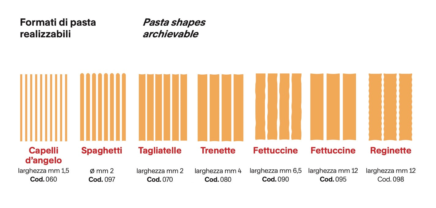 Imperia Restaurant Taglia sfoglia T. Spaghetti Ø 2 mm