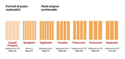Imperia Restaurant Taglia sfoglia T. Spaghetti Ø 2 mm